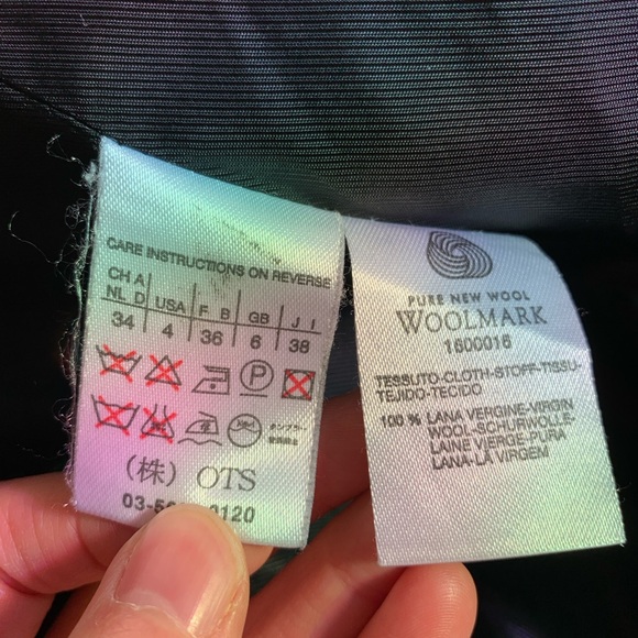 Black MaxMara 100% Virgin Wool Duffle Coat - Picture 2 of 3